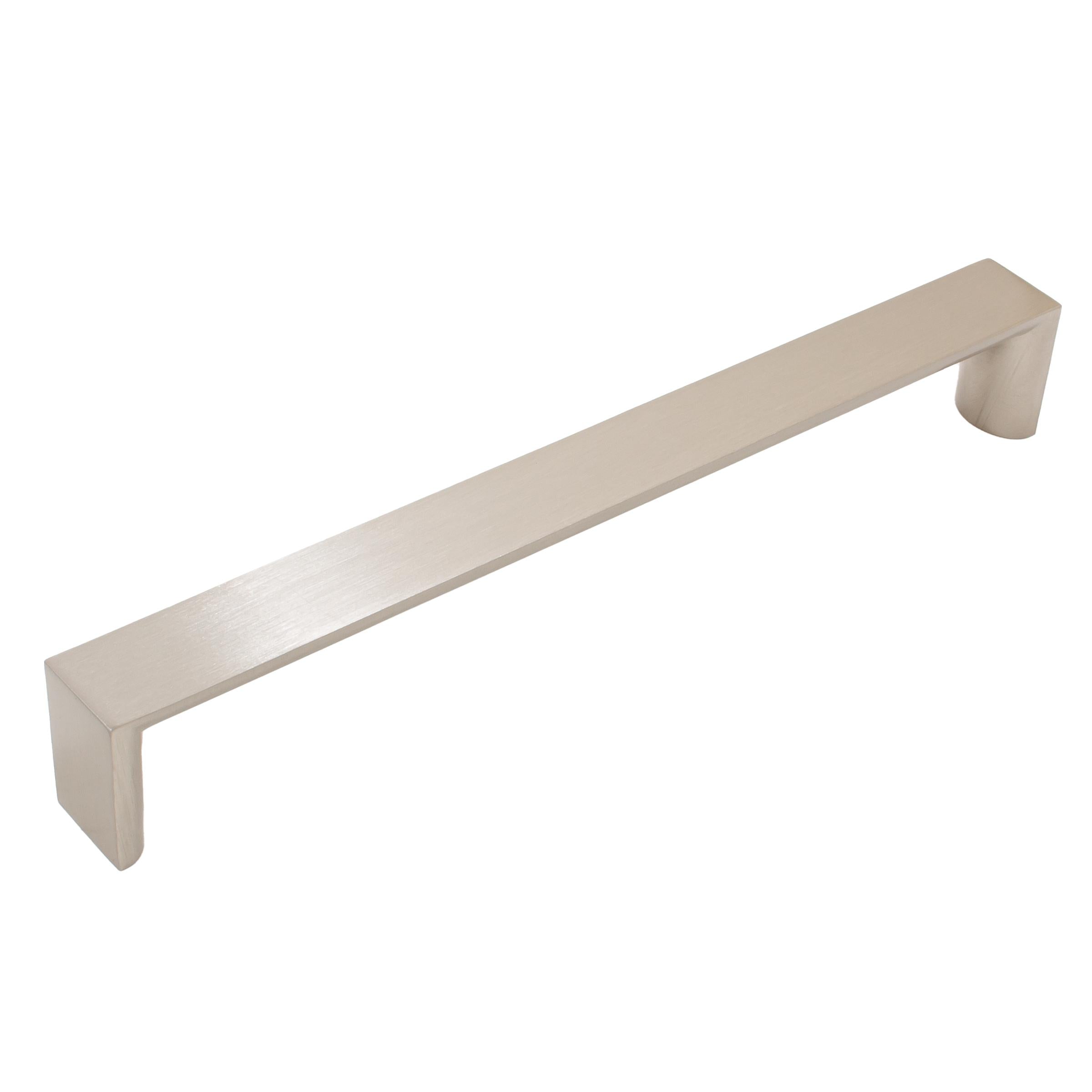 Stone Harbor Hardware Plateau Cabinet Pull, 192 Millimeters, Satin Nickel
