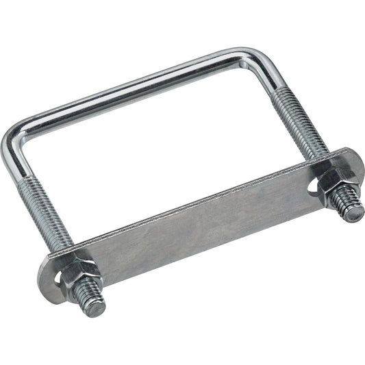 2192BC #664-3/8 x 3-5/8" 4" Lumber Size Square U-Bolt 1/pk - Zinc Plated