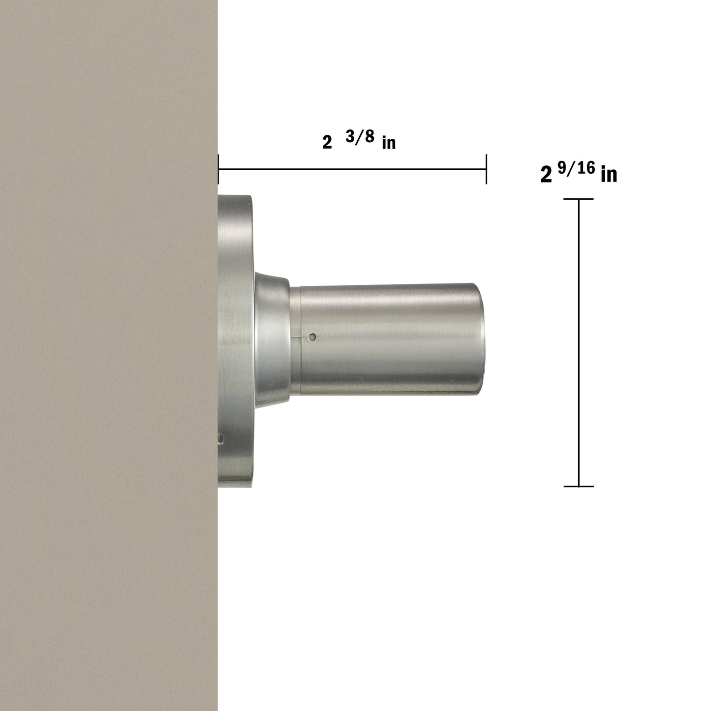 SL7000DAL RDT 15 Daylon Dummy - Satin Nickel