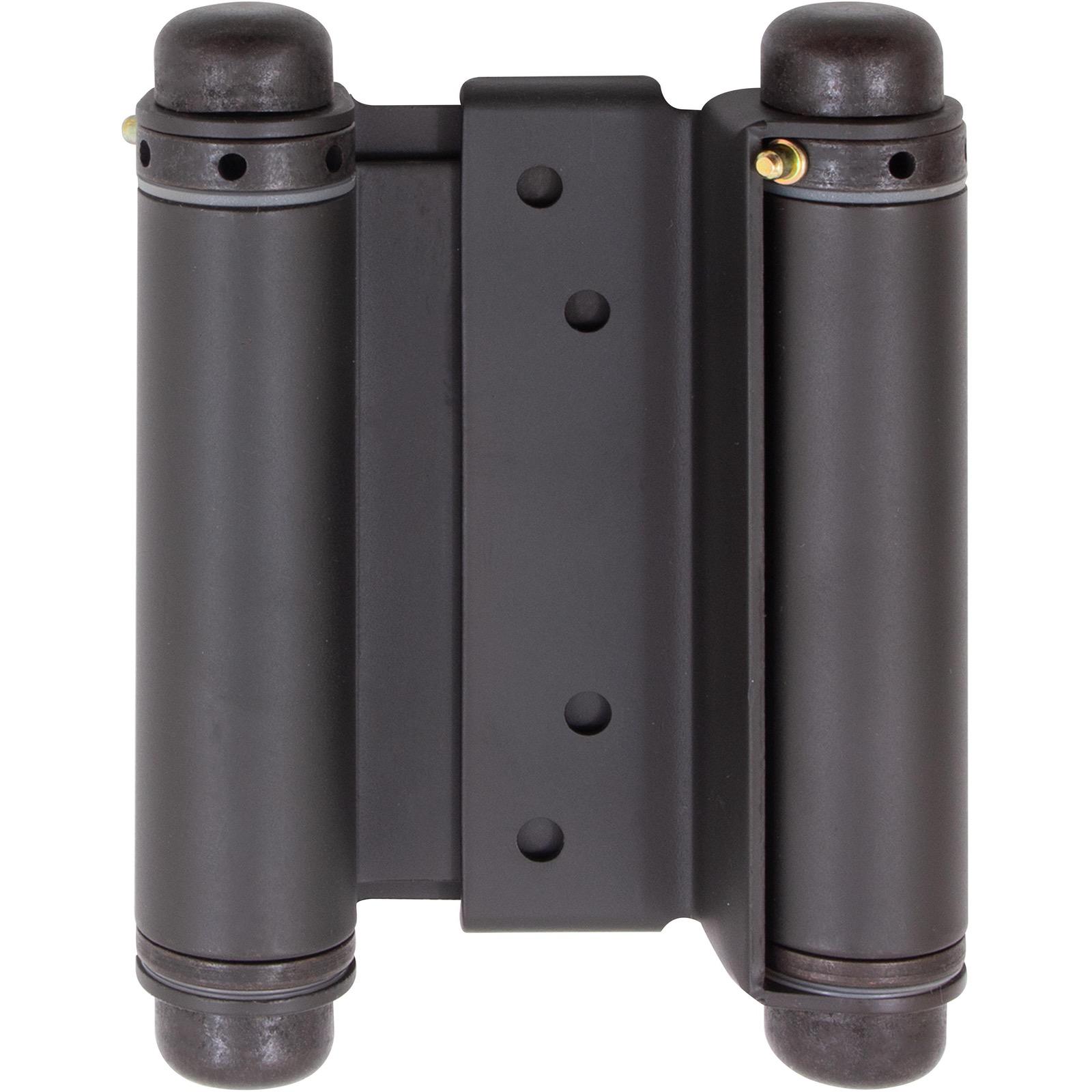 Stone Harbor Hardware Heavy-Duty Double Acting Spring Hinge, 4 Inches, Fits Doors 7/8" to 1-1/8" Thick, 1-Pack, Oil-Rubbed Bronze