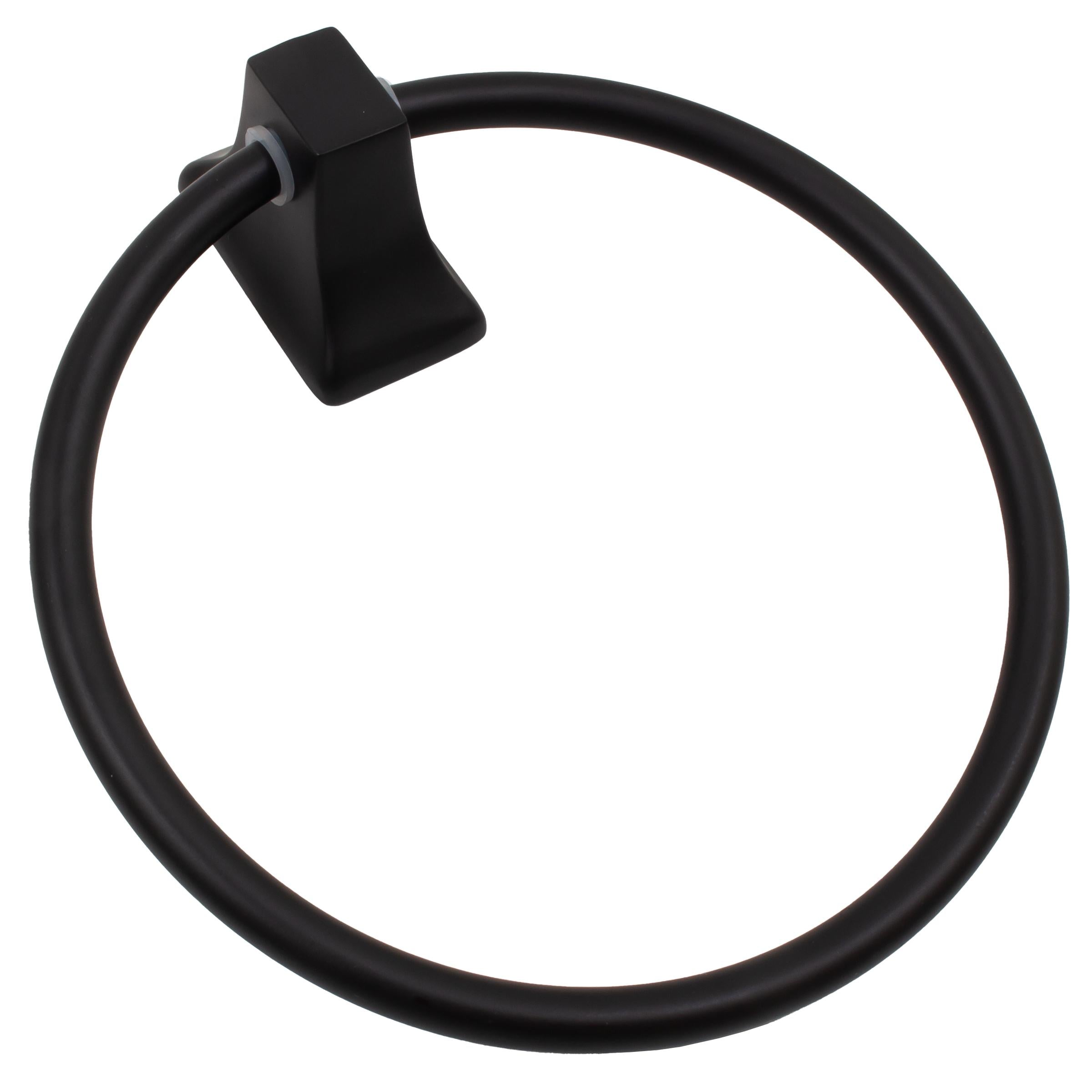 Stone Harbor Hardware Lakewood Towel Ring, Matte Black