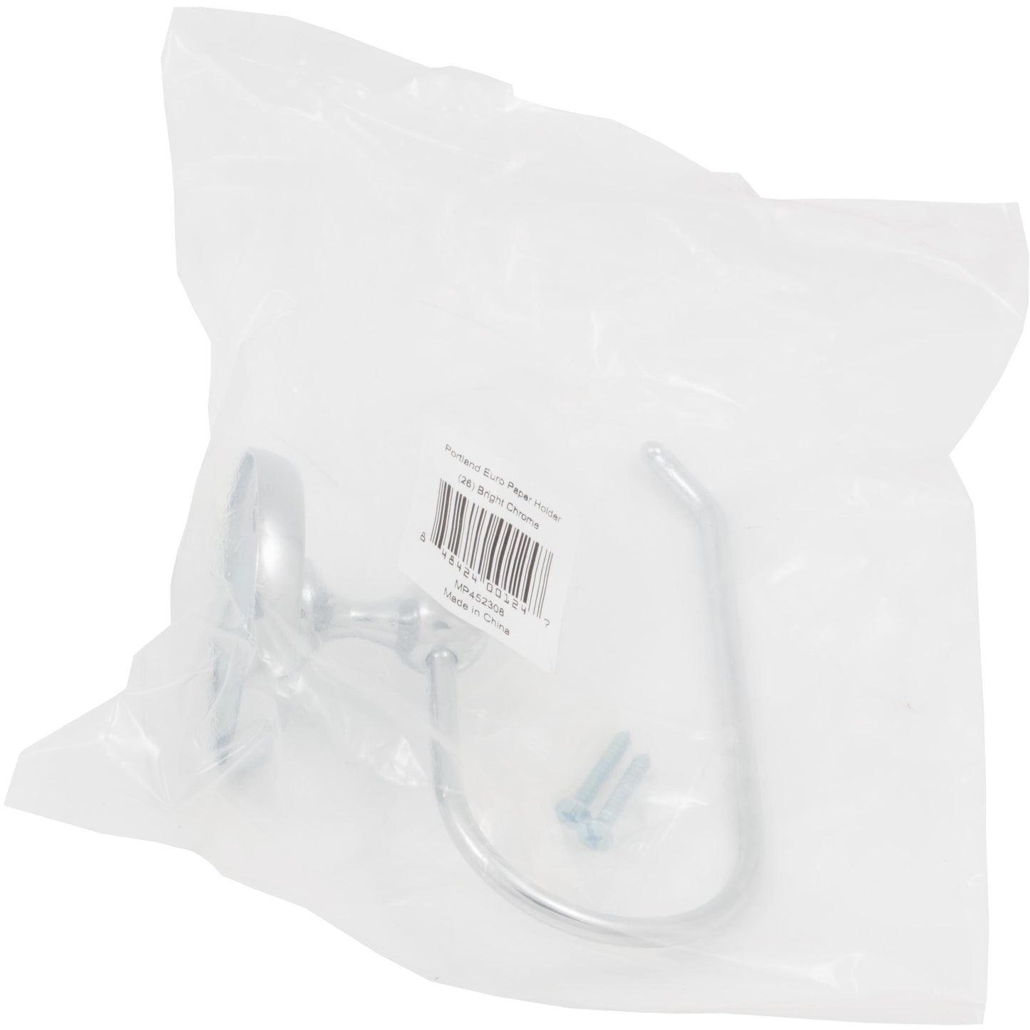 Stone Harbor Hardware Portland European Paper Holder, Polished Chrome