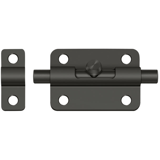 Deltana 3BBU10B 3" Barrel Bolt - Oil-Rubbed Bronze