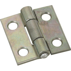 National Hardware - V518 1" Rivet Pin Narrow Hinge 2/pk - Zinc Plated
