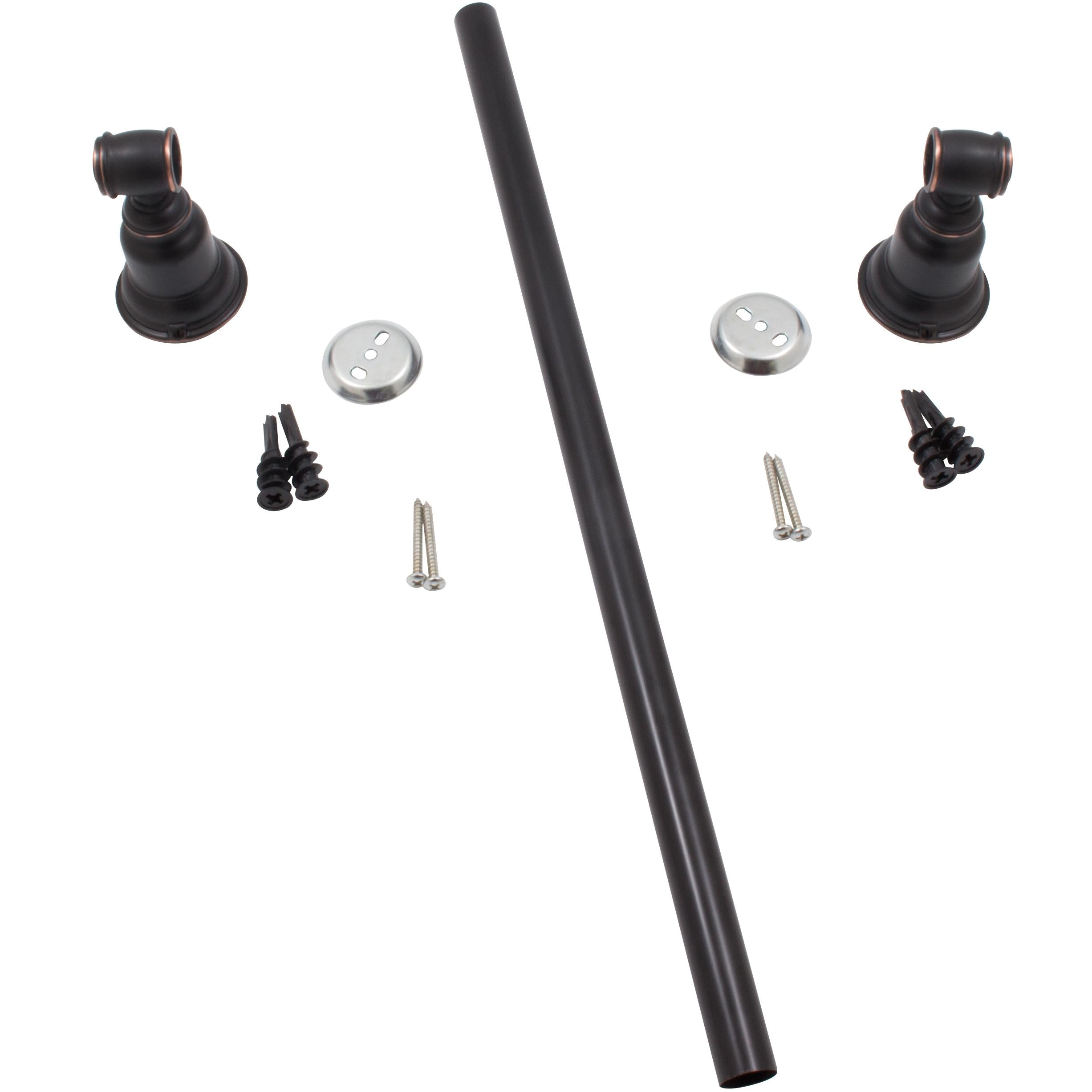 Stone Harbor Hardware Barrington Towel Bar, 30 Inches, Vintage Bronze