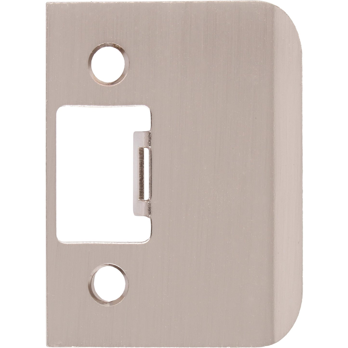 Stone Harbor Hardware Tall Square Corner Extended Lip Strike, 2-1/2" x 1-1/2", (2" Overall Length), Satin Nickel