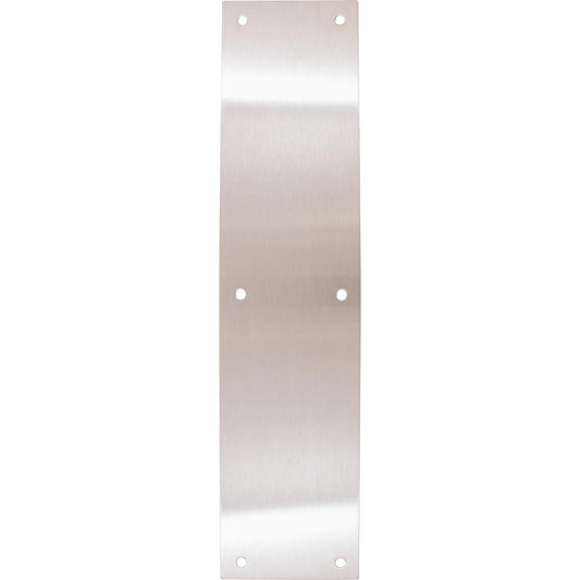 Stone Harbor Hardware Push Plate, 3-1/2" x 15", Satin Stainless Steel