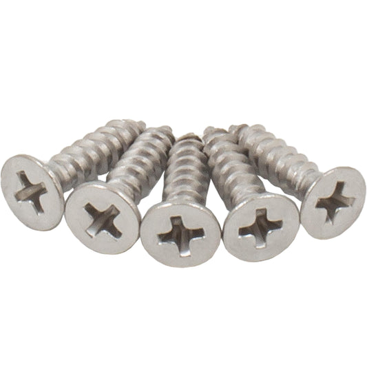 Stone Harbor Hardware Door Hinge Screws, #9 x 1", 800-Pack, Satin Stainless Steel
