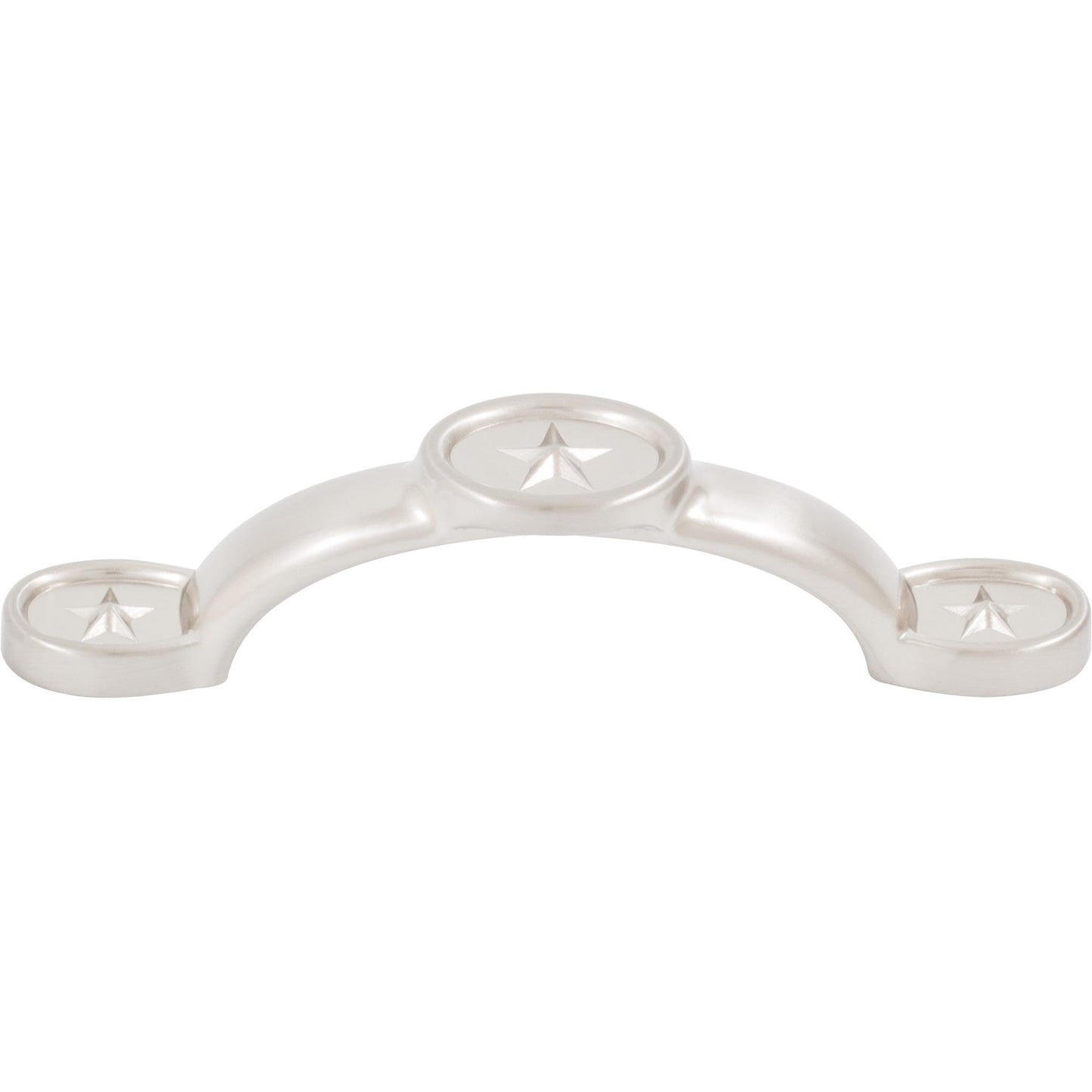 Stone Harbor Hardware Texas Star Cabinet Pull, 3 Inches, 96 Millimeters, Satin Nickel