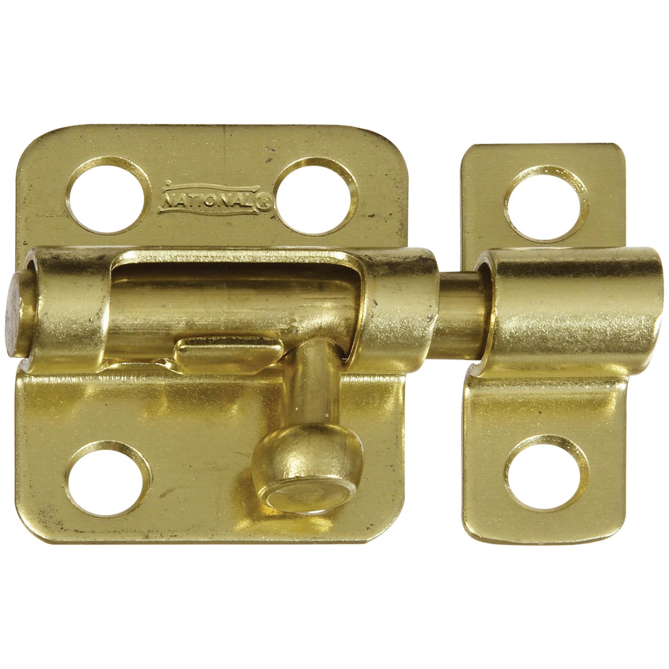 National Hardware - N213-405 V1834 2" Barrel Bolt - Polished Brass