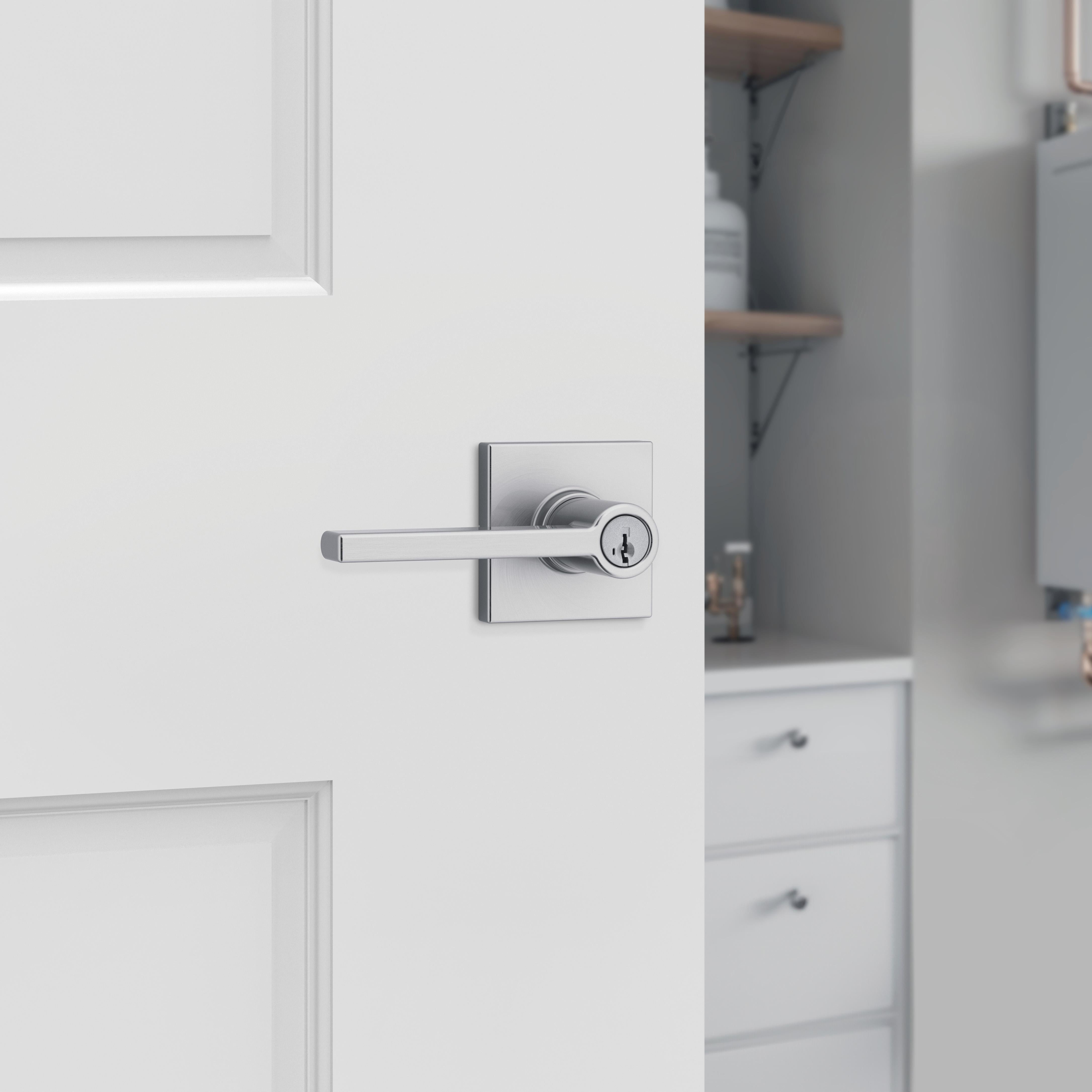 439CSL SQT 26D SMT RCAL UL 3031 23155 LK Casey Storeroom Less Keys - Satin Chrome