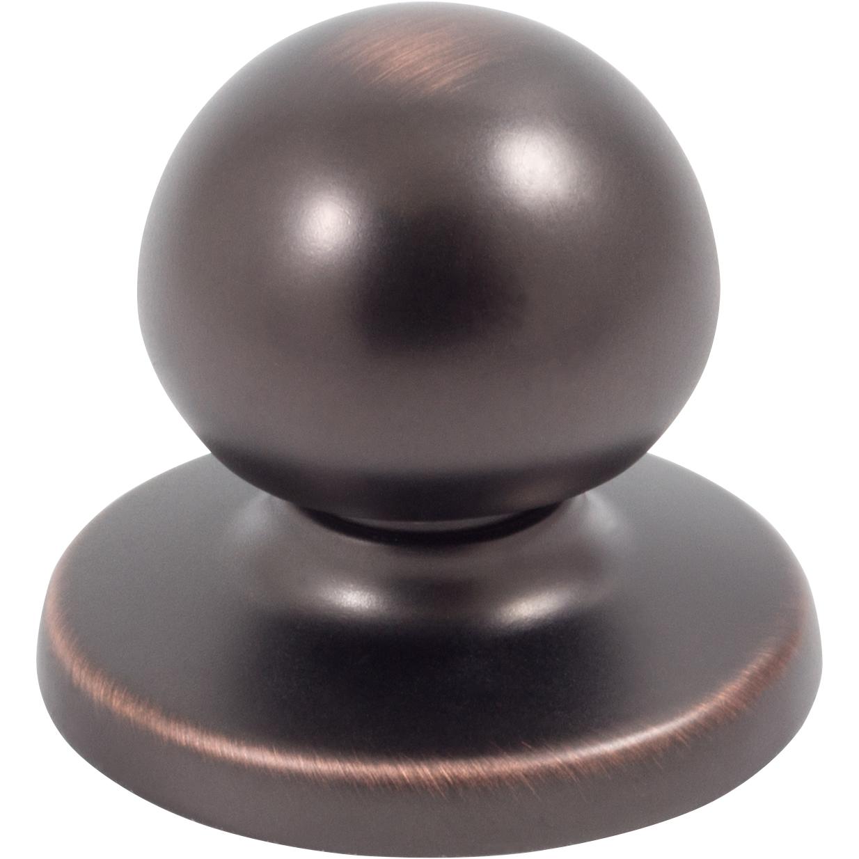 Stone Harbor Hardware Die-Cast Round Bi-Fold Door Knob, 1-1/4 Inches with 1-3/4" Backplate, Vintage Bronze