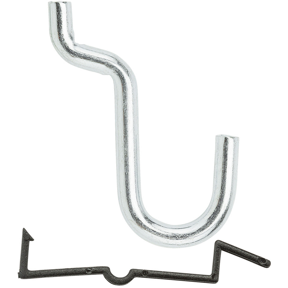 V2355 5/8" Locking Straight Hook 8/pk - Zinc Plated