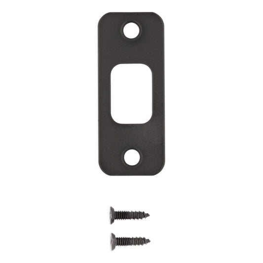 85279-015 1-1/8" x 2-3/4" RC Deadbolt Strike - Matte Black
