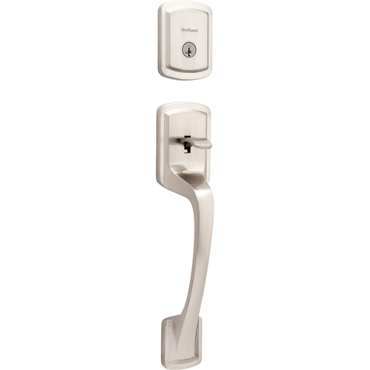 818PGH LIP 15 SMT 6AL STRKP Prague Handleset for 971 Trims - Satin Nickel