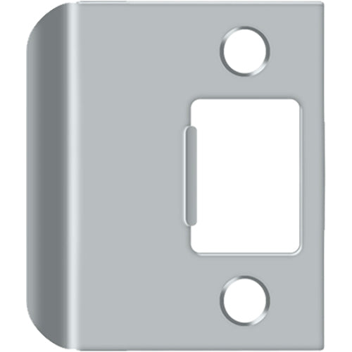 SPE200U26D 2-1/4" x 1-1/2" (2" OAL) SC Extended Lip Strike - Satin Chrome