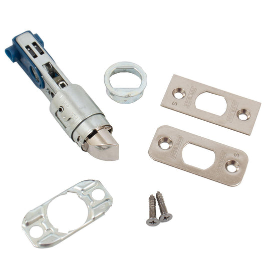 16-601 619 Adjustable Spring Latch FC Series Triple Option - Satin Nickel