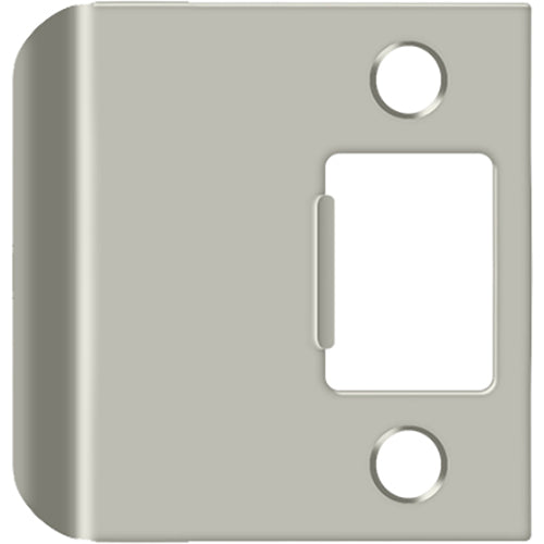 SPE225U15  2-1/4" x 1-3/4" (2-1/4" OAL) SC Extended Lip Strike - Satin Nickel