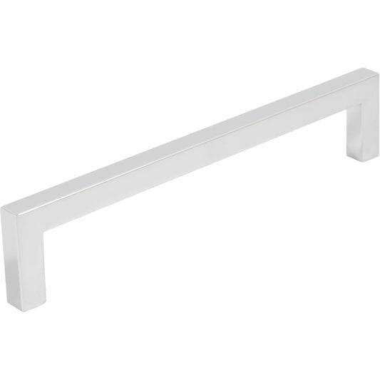 Stone Harbor Hardware Contemporary Square Cabinet Pull, 160 Millimeters, Zinc Base Material, Polished Chrome