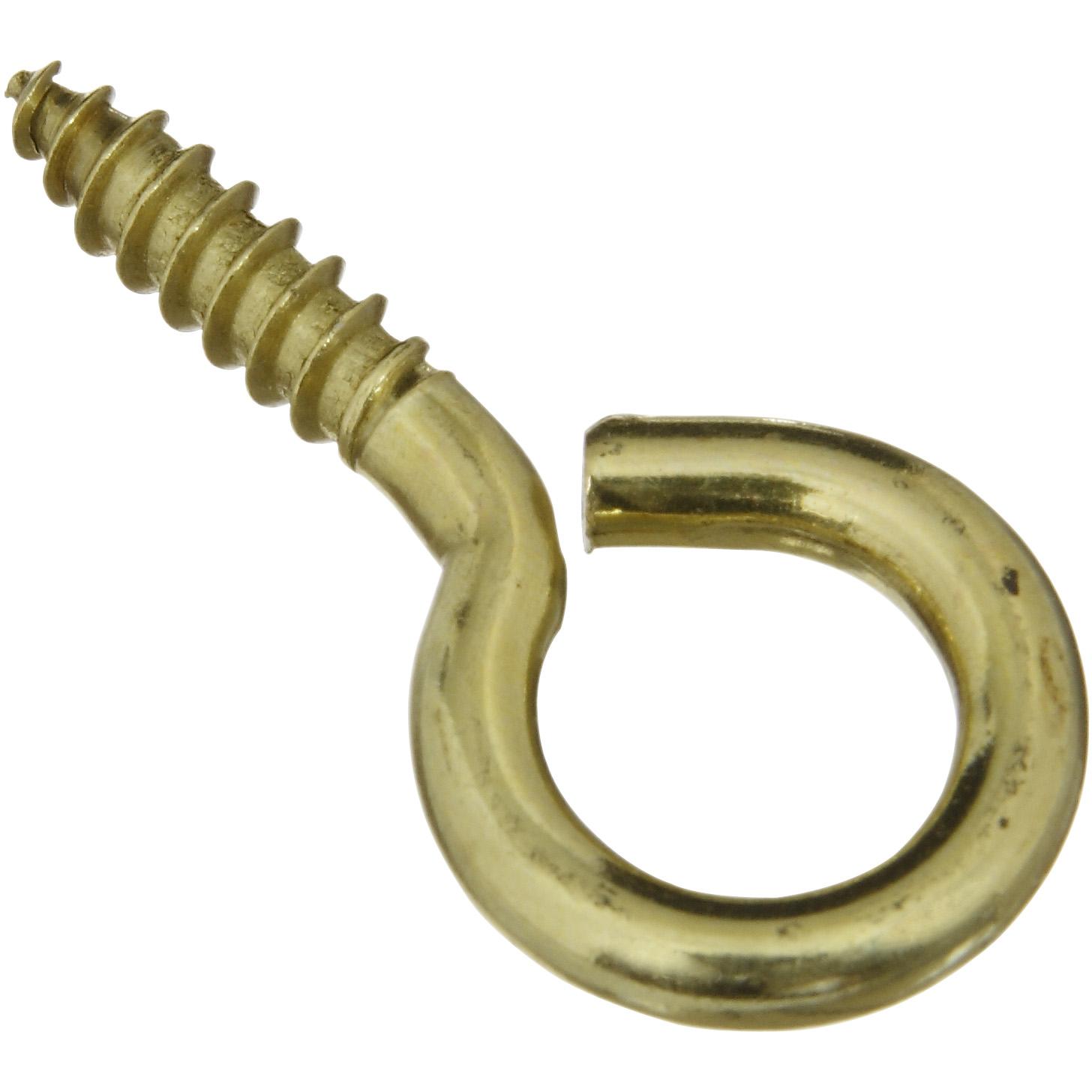V2015 #8 1-5/8" Screw Eye 3/pk - Polished Brass