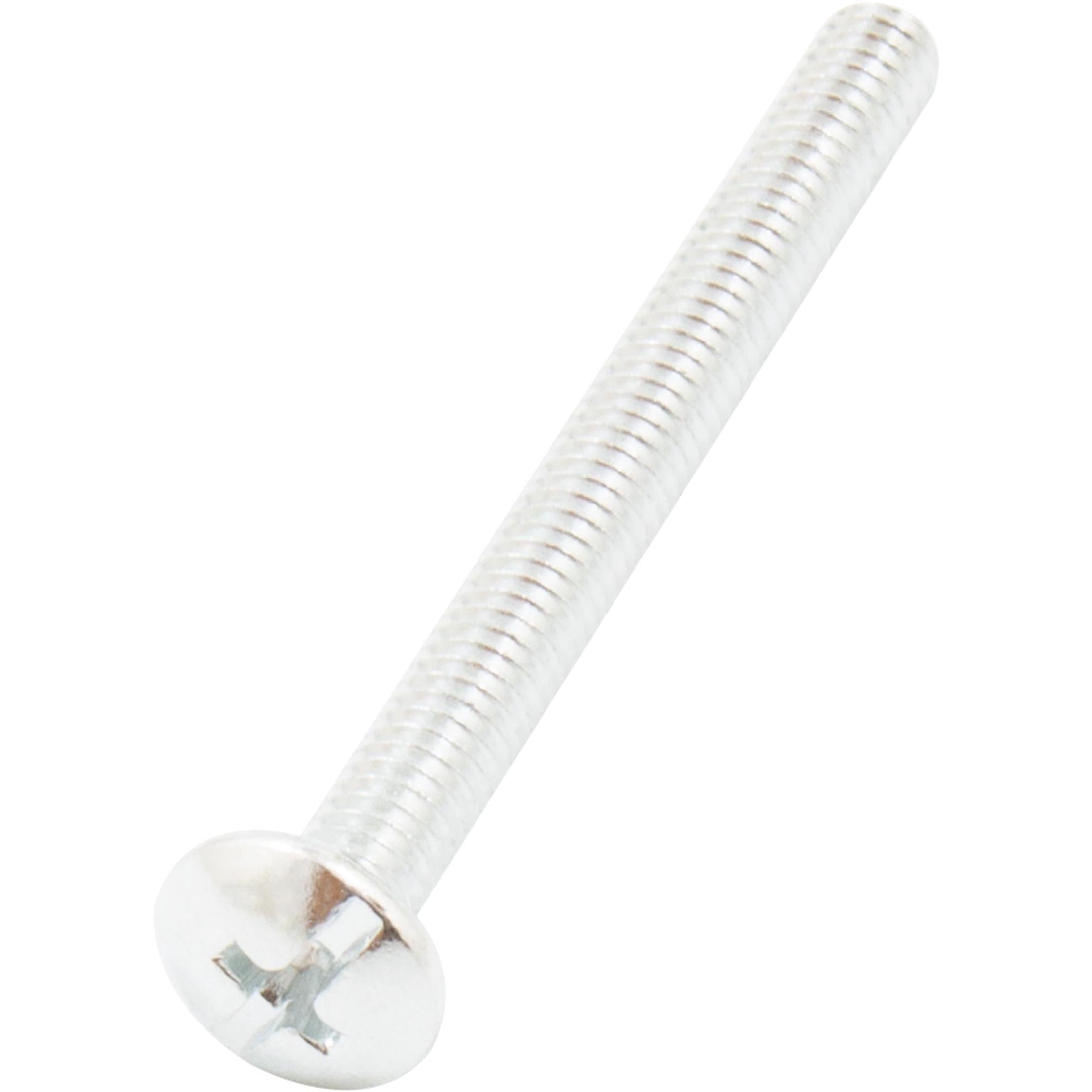 Truss Head Cabinet Knob Screws, 100-Pack, Zinc-Plated