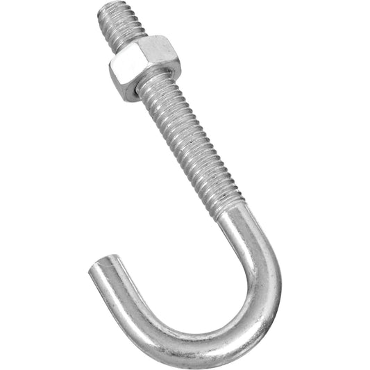 2195BC 5/16" x 3" J-Bolt - Zinc Plated
