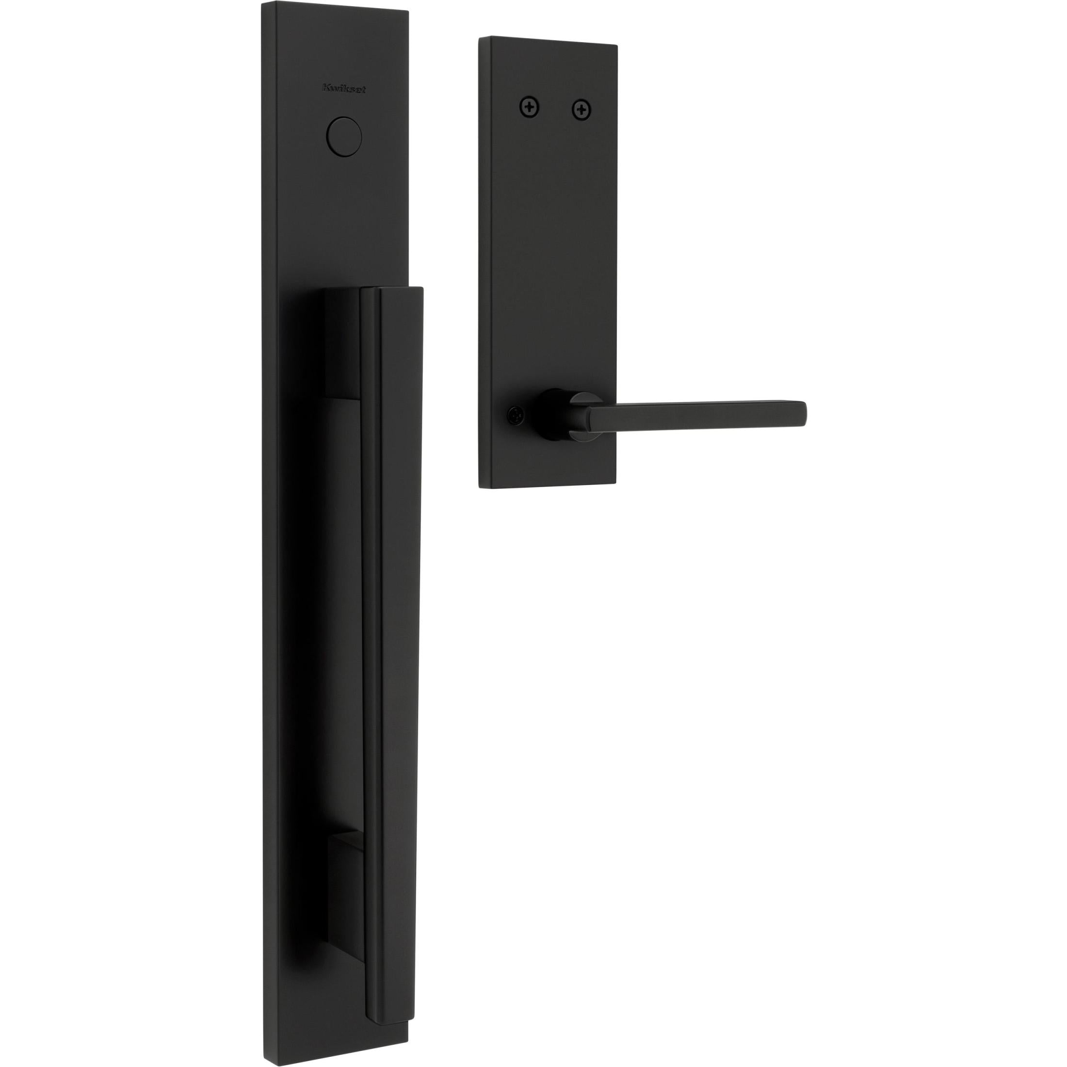 819CRHxHFL SQF 514 Caerus / Halifax Dummy Handleset - Matte Black