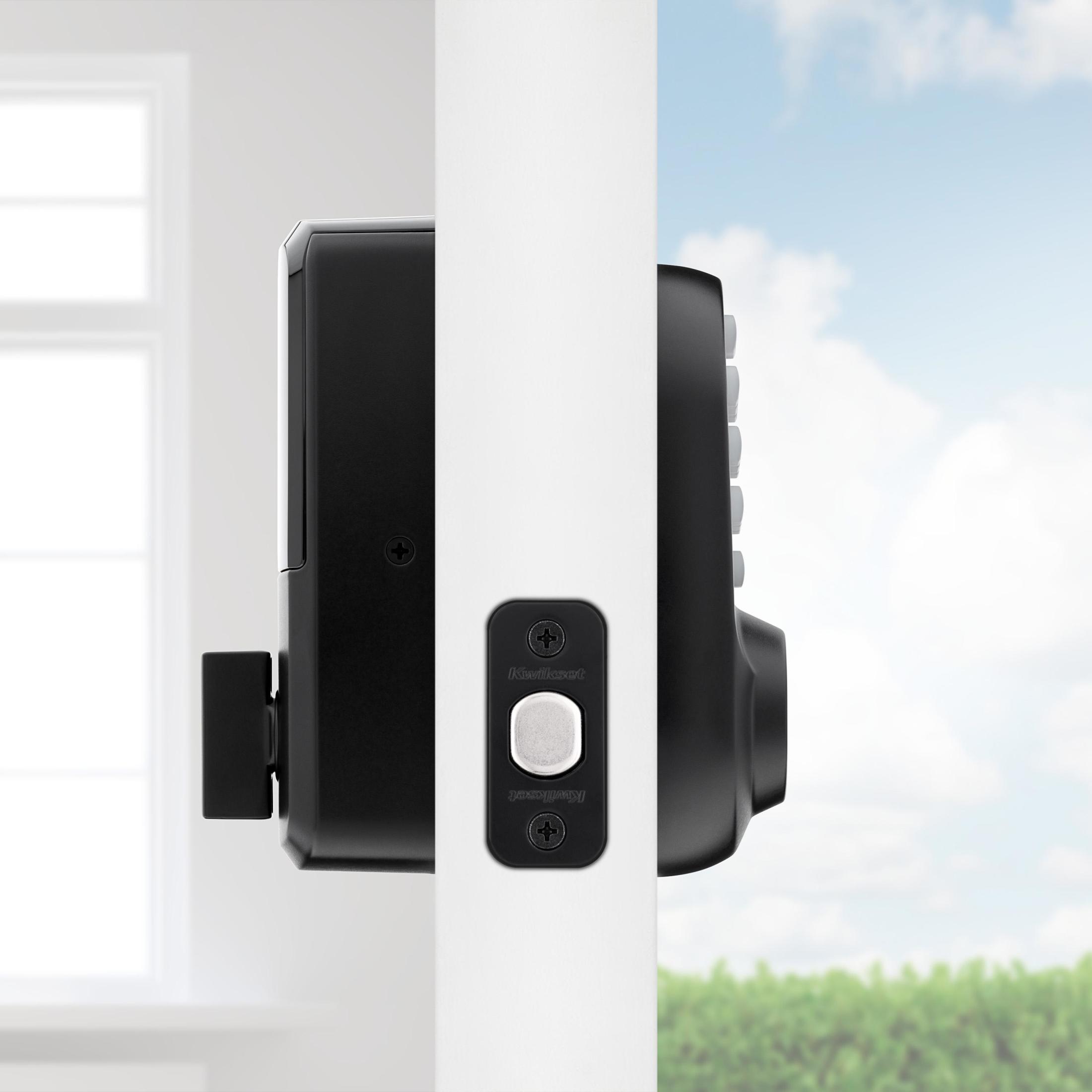 938 WIFI KYPD 514 SMT TPR RCALFD Halo Keypad Deadbolt - Matte Black