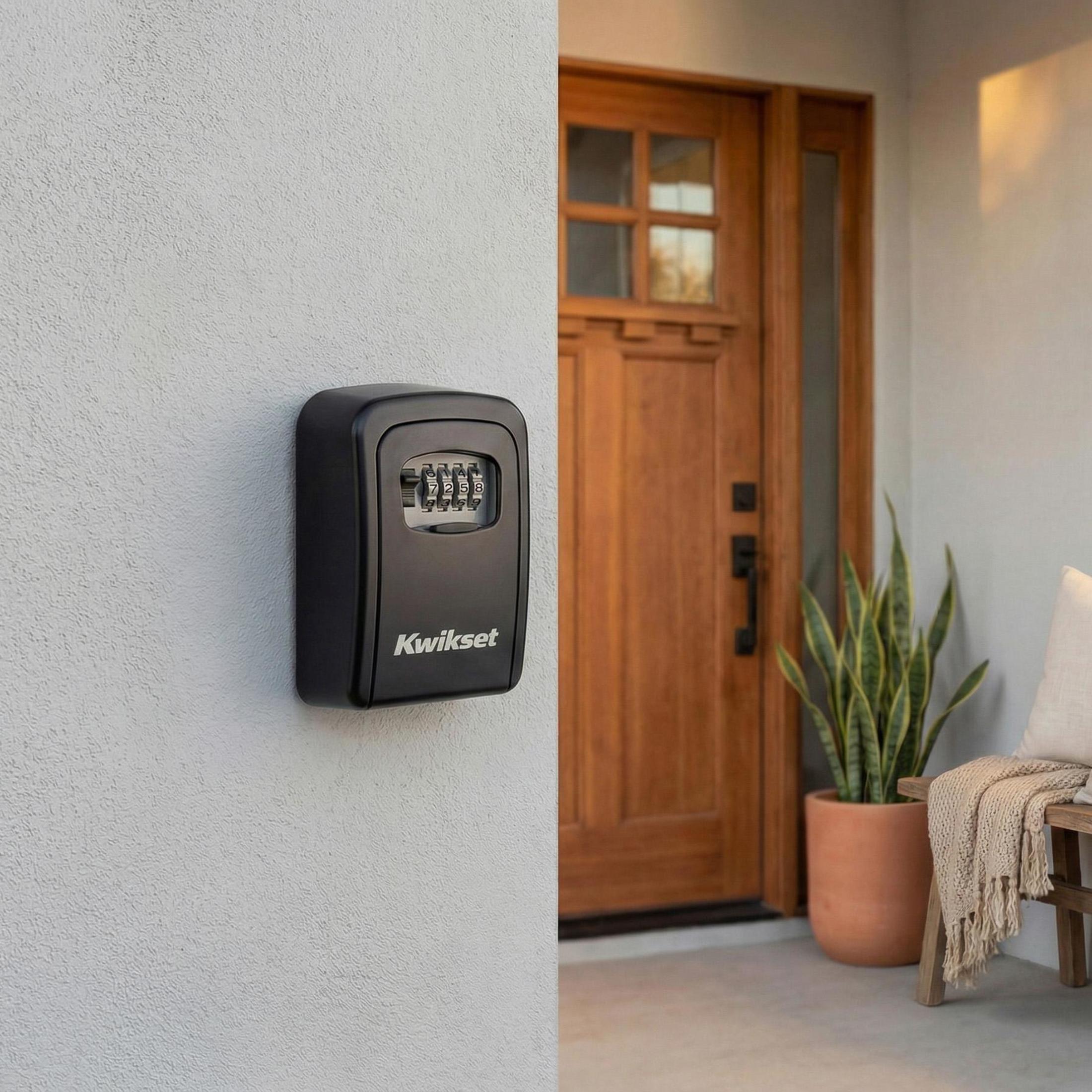 3-1/2" Wall Mount Combination Lock Box