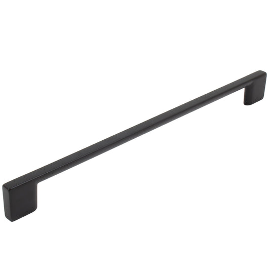 Stone Harbor Hardware Jetstream Cabinet Pull, 256 Millimeters, Matte Black