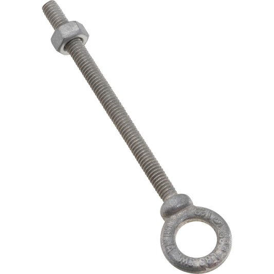 3260BC 5/16" x 4-1/4" Forged Eye Bolt with Shoulder - Galvanized