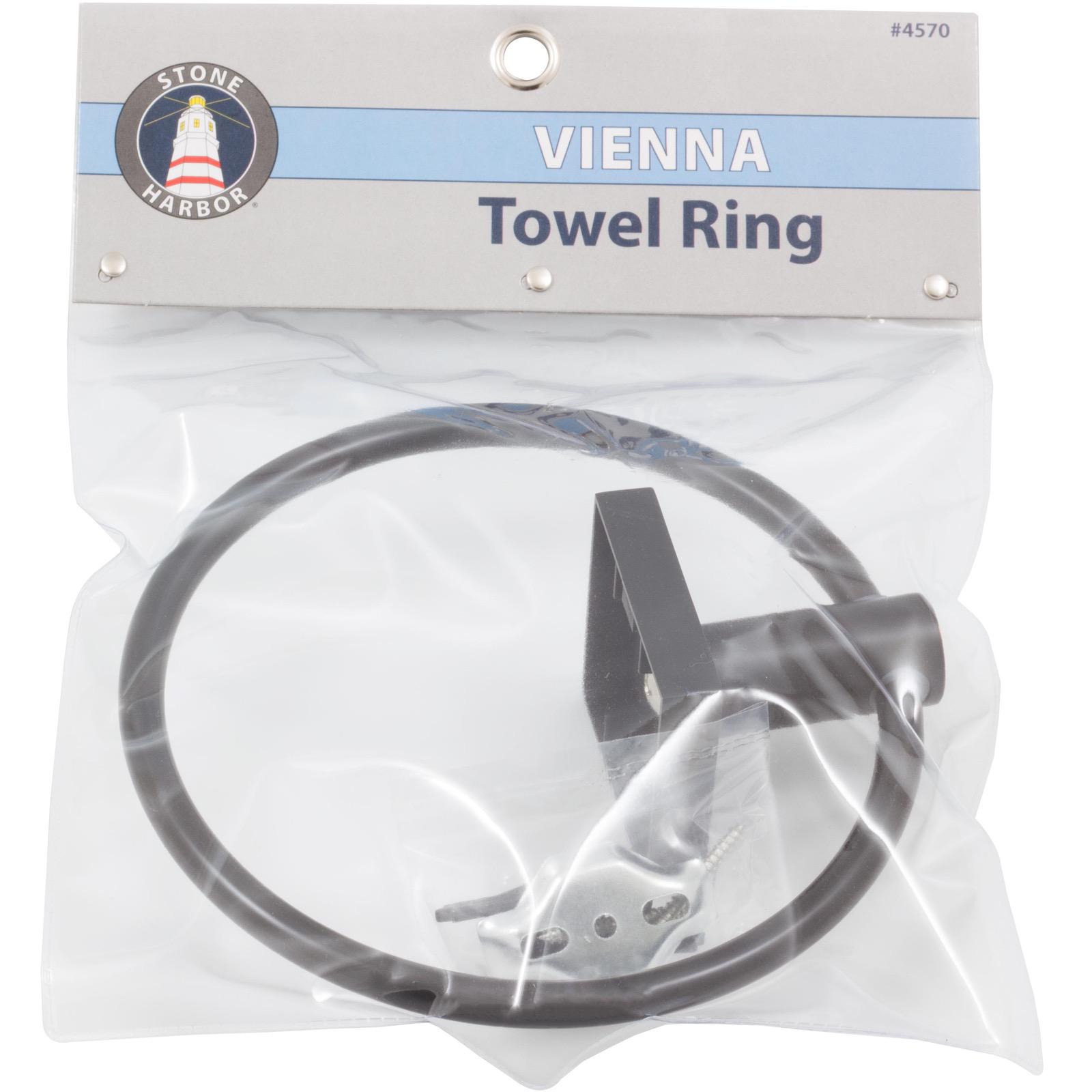 Stone Harbor Hardware Vienna Towel Ring, Vintage Bronze