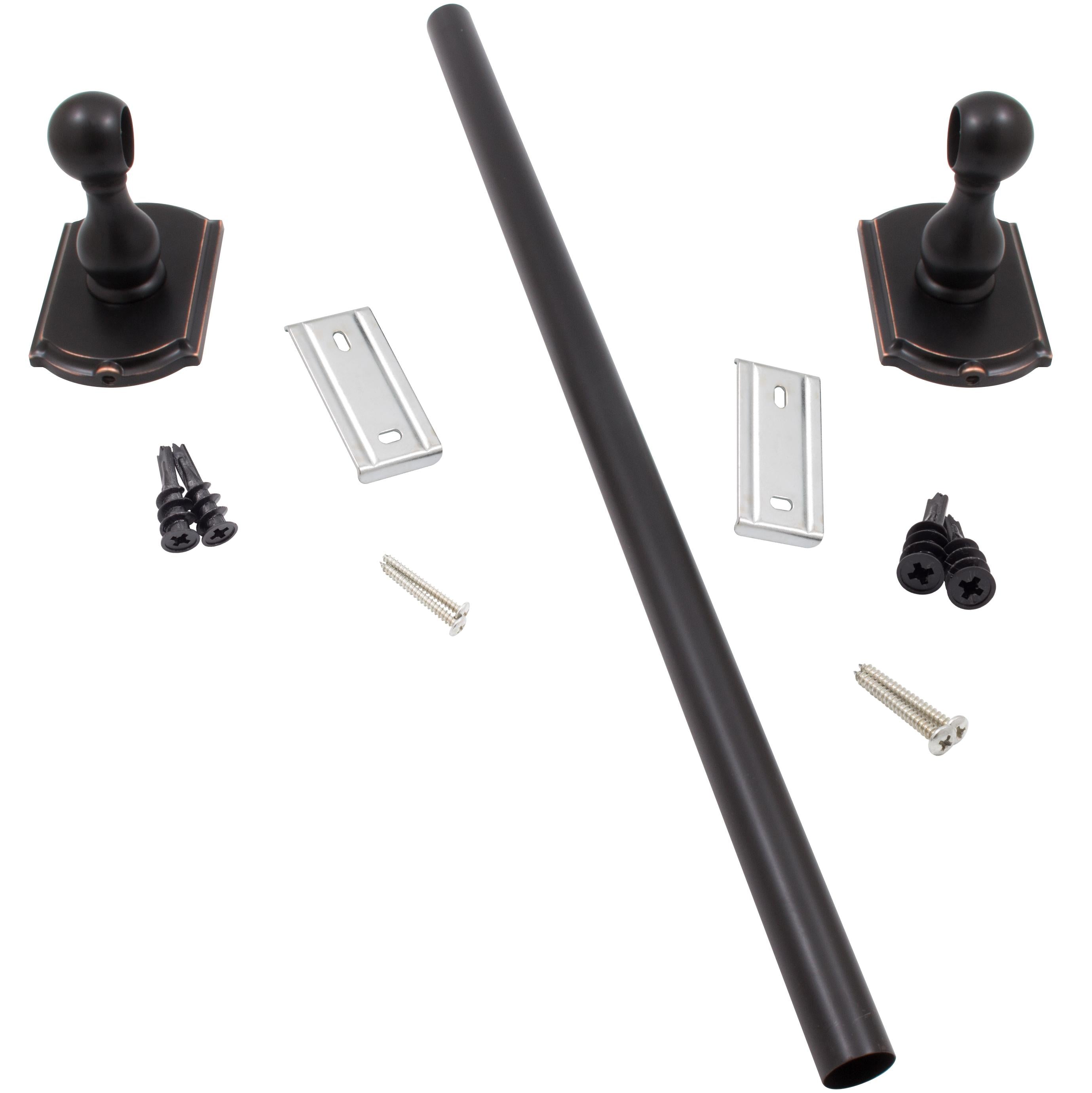 Stone Harbor Hardware Cambridge Towel Bar, 30 Inches, Vintage Bronze