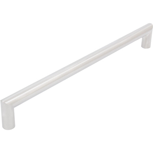 Stone Harbor Hardware Contemporary Round Cabinet Pull, 224 Millimeters, Zinc Base Material, Satin Nickel
