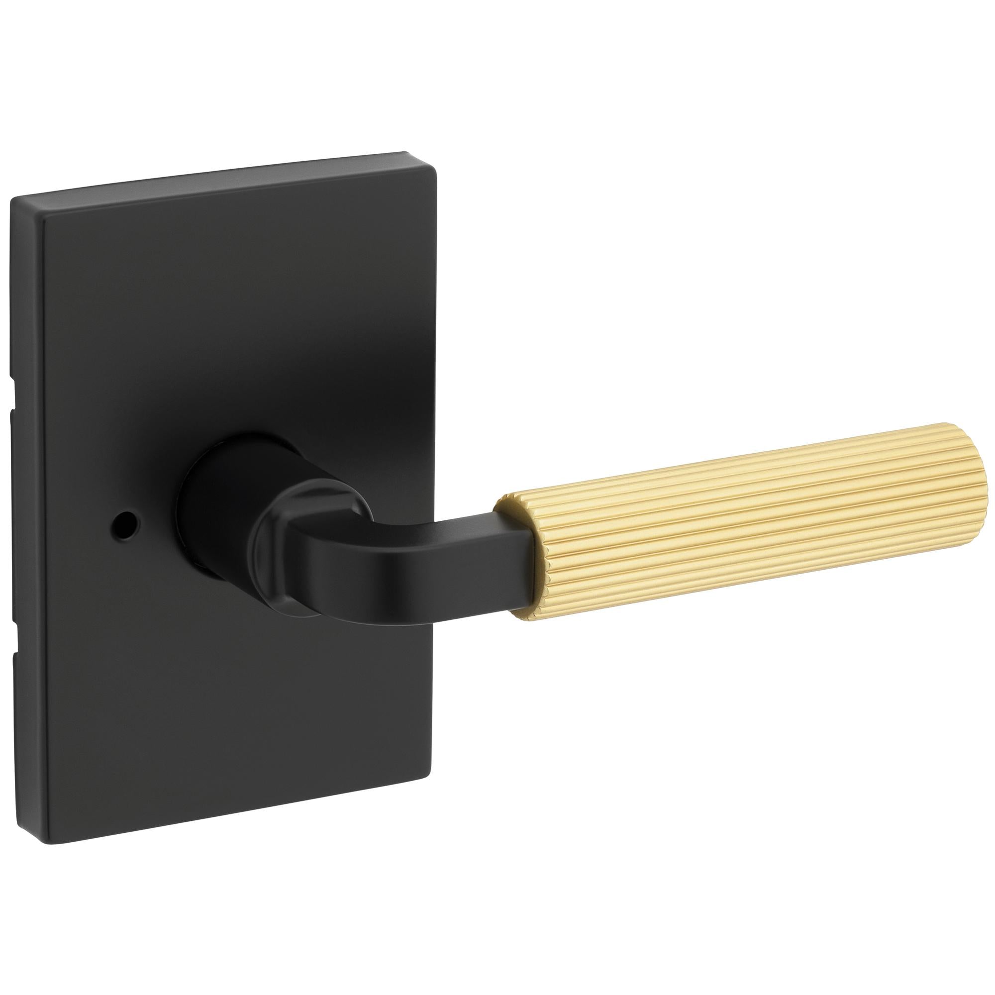 730MAL RCT 514/4 6AL RCS Mirada Privacy - Matte Black with Satin Brass