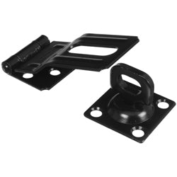 V32 3-1/4" Swivel Staple Hasp - Black