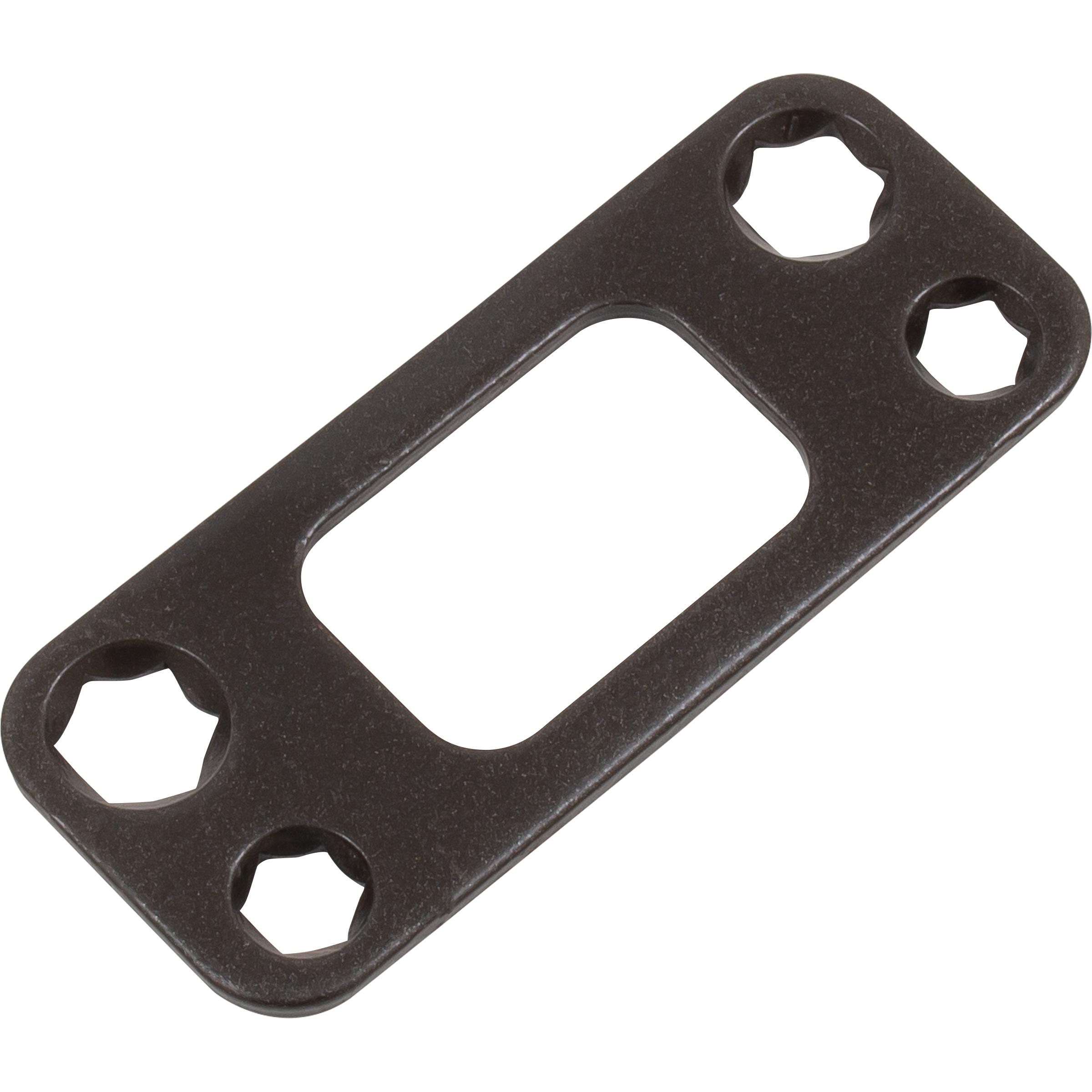 820050-004 2-3/4" x 1-1/8" RC Deadbolt Security Strike - Matte Black