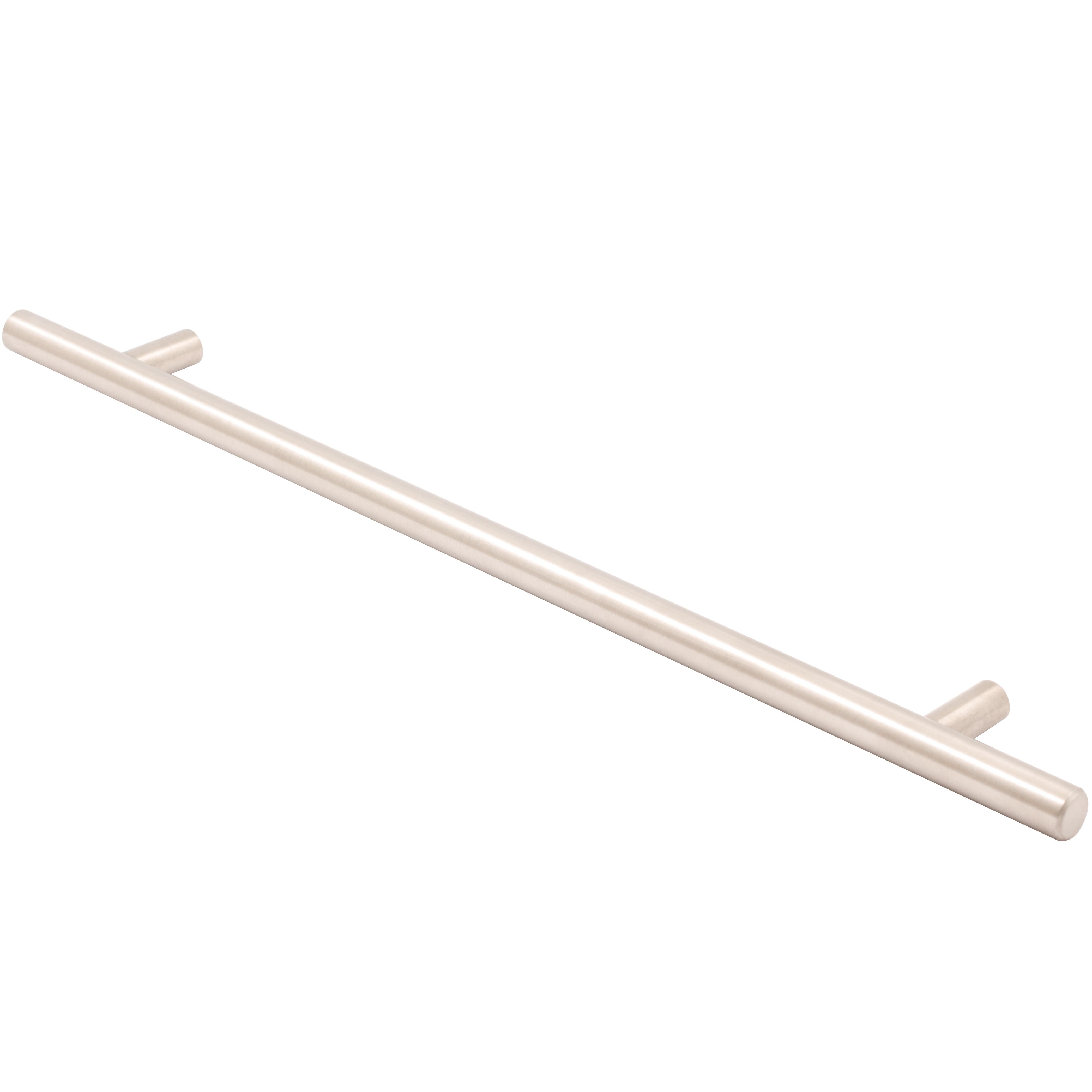 Stone Harbor Hardware Bar Cabinet Pull, 256 Millimeters, 336mm Overall Length, Satin Stainless Steel