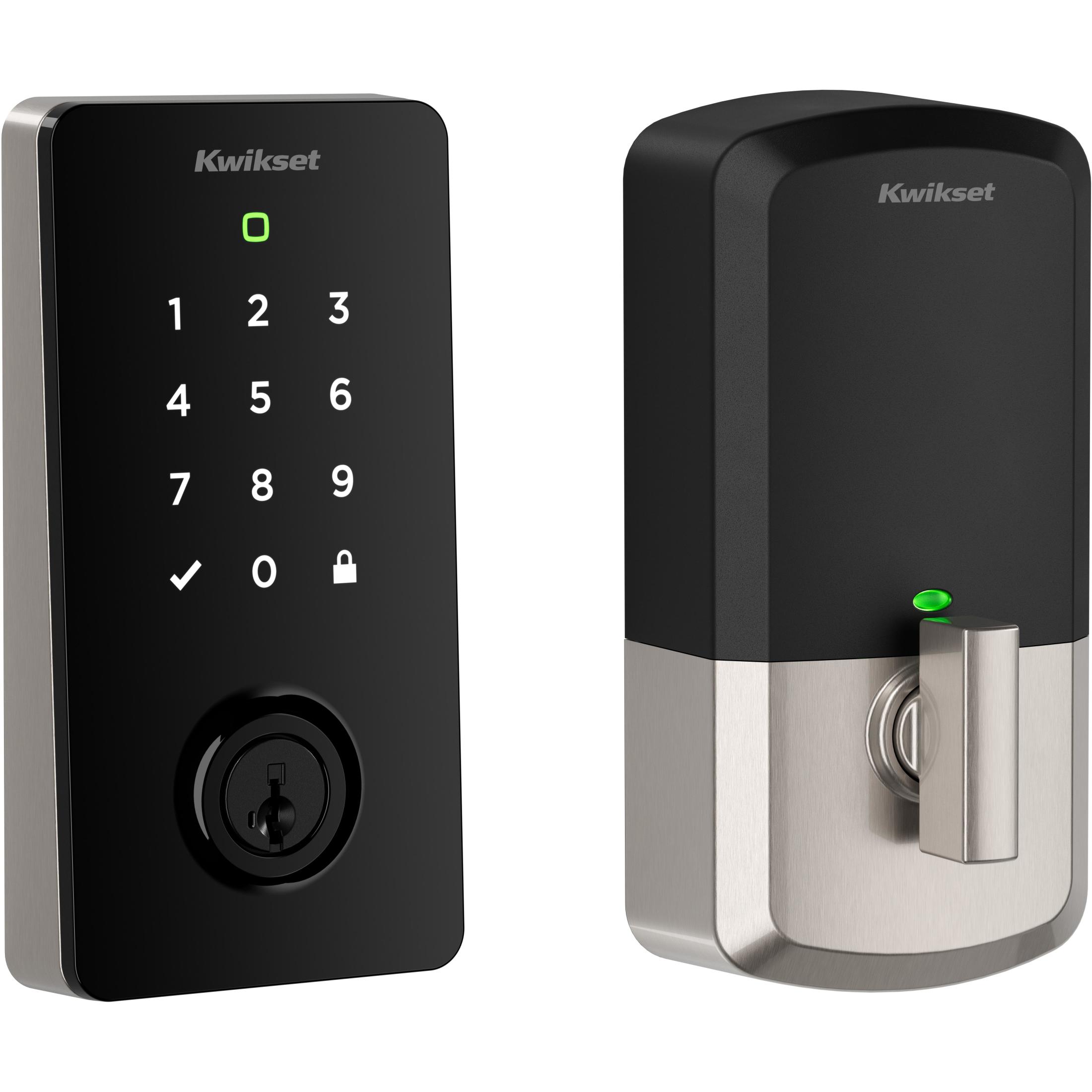 9800 WIFI THRD TSCR 15 SMT RCALFD S2 Halo Select Contemporary Touchscreen Deadbolt - Satin Nickel