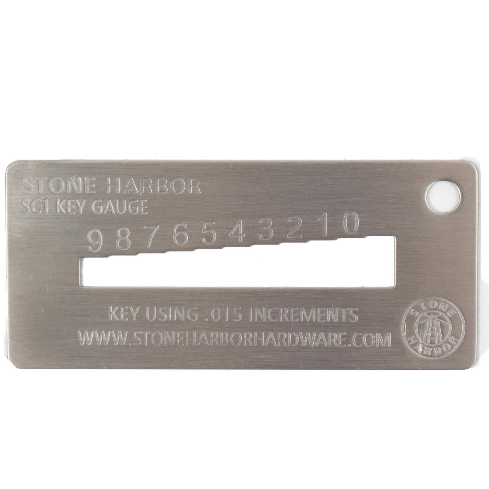 Key Gauge for Keys, Keying Tool