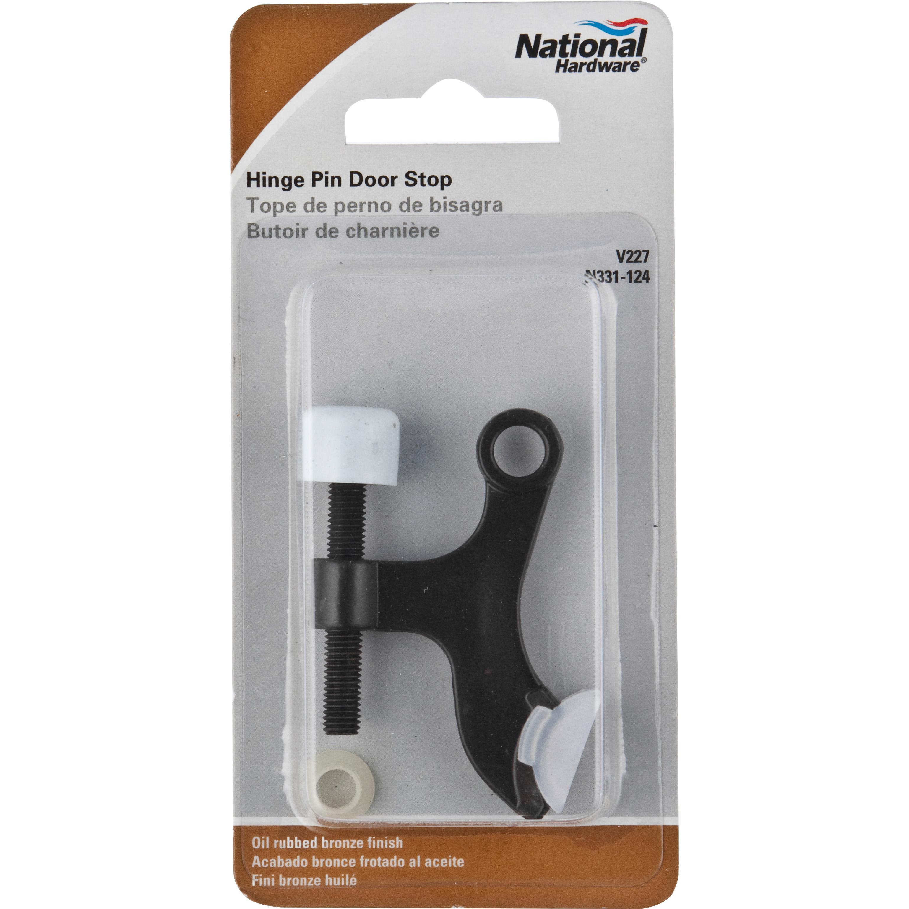 National Hardware - V227 Hinge Pin Door Stop - Oil-Rubbed Bronze