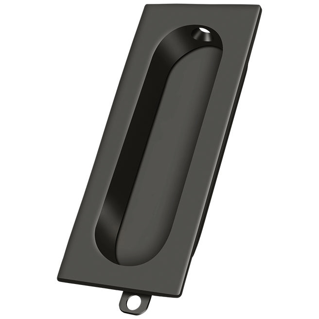 FP222U10B 3 1/8" x 1-3/8" x 1/2" Flush Pull - Oil-Rubbed Bronze