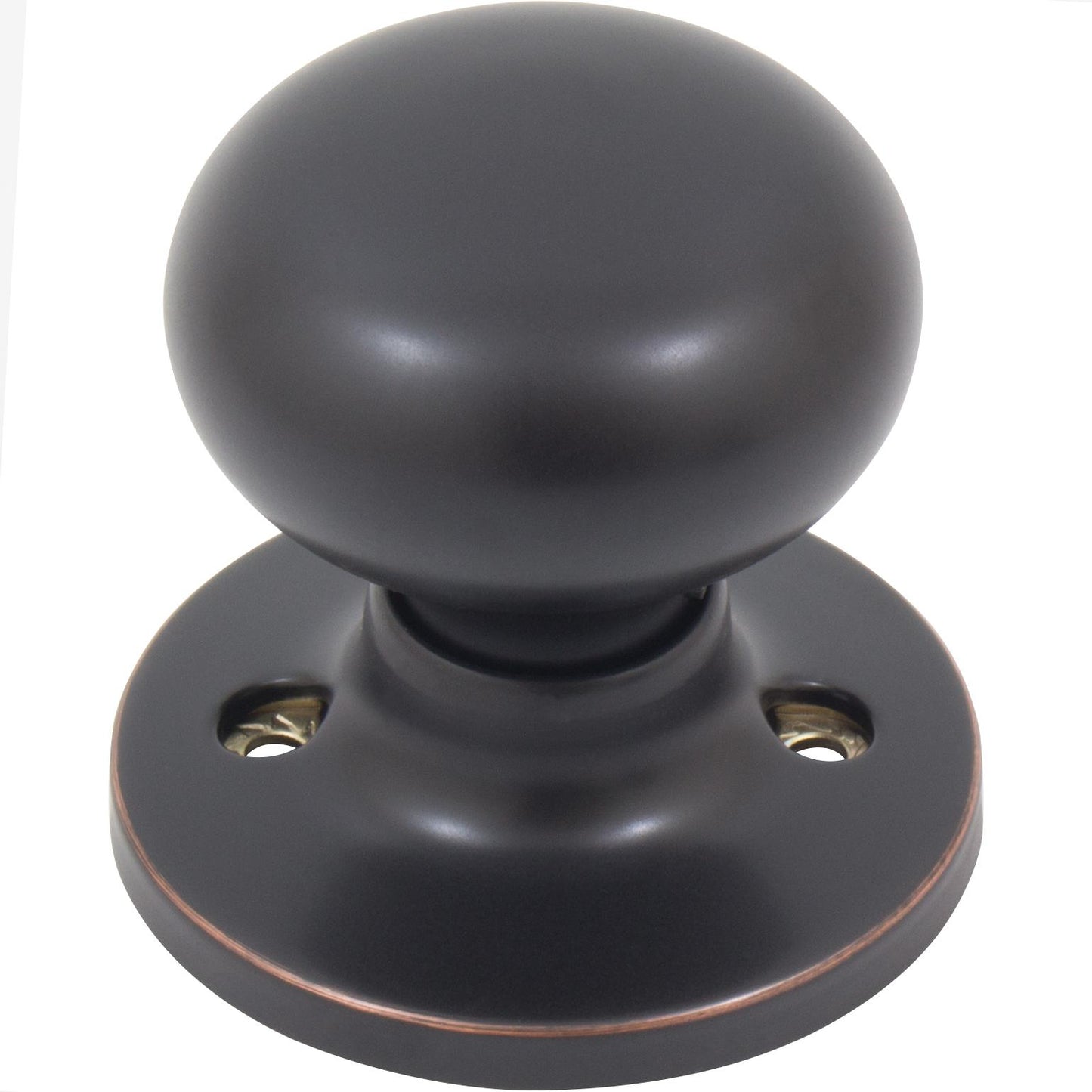 Stone Harbor Hardware Highland Door Knob, Dummy (Non-Turning) Latch, Vintage Bronze