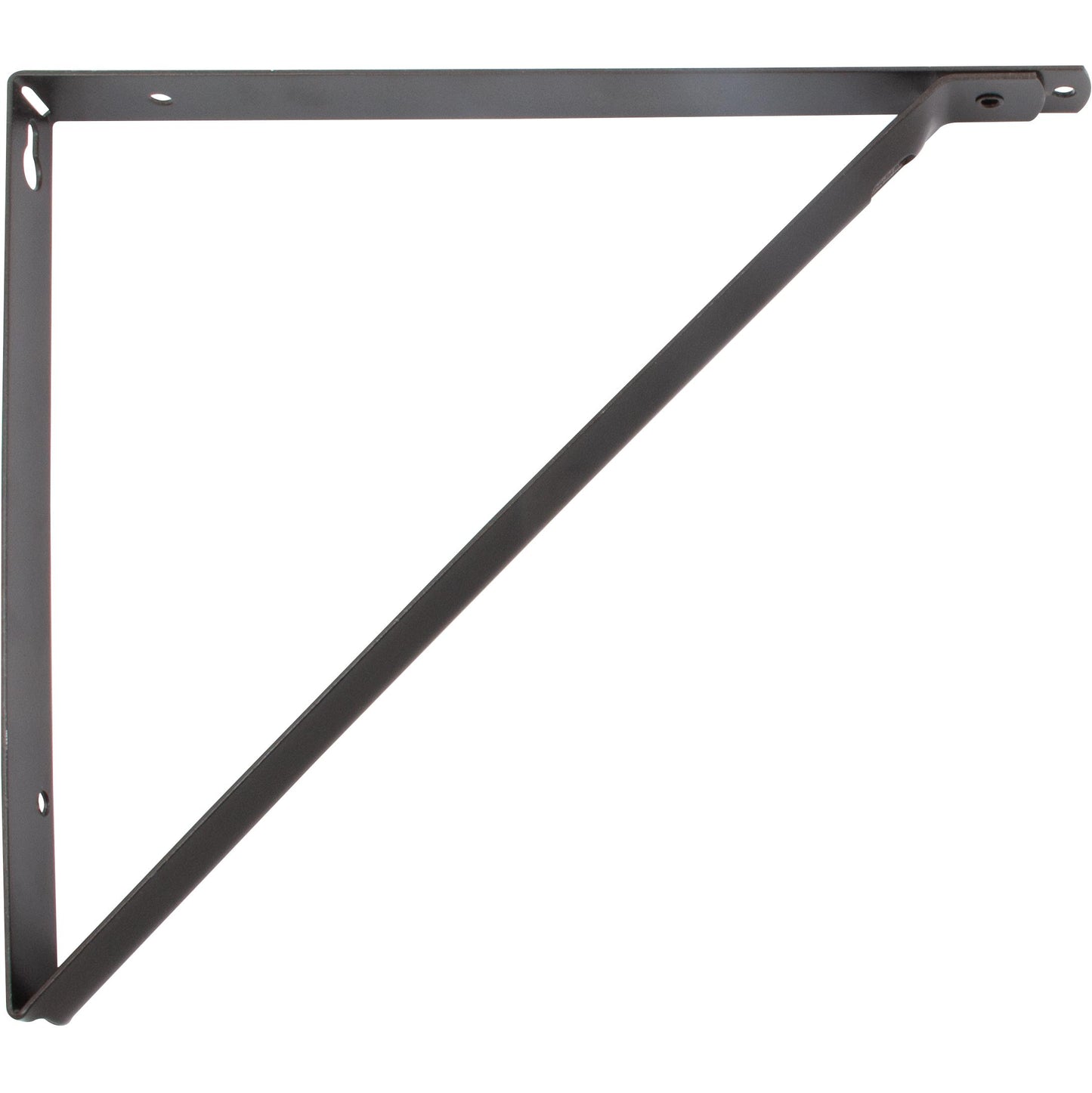 Stone Harbor Hardware Shelf Bracket, Powder Coated, 10-1/4 Inches, Dark Bronze