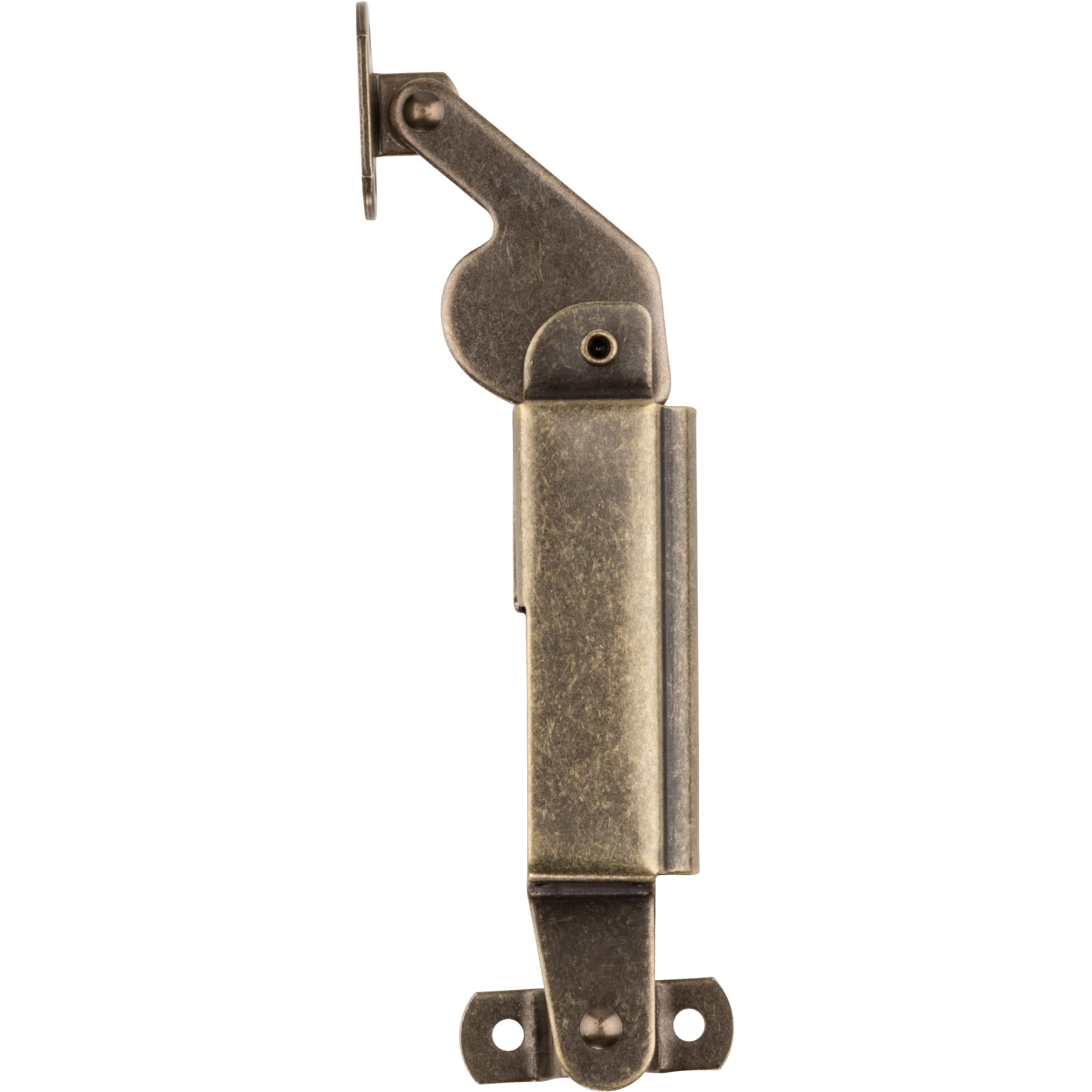 V1893R Spring Lid Support - Antique Brass
