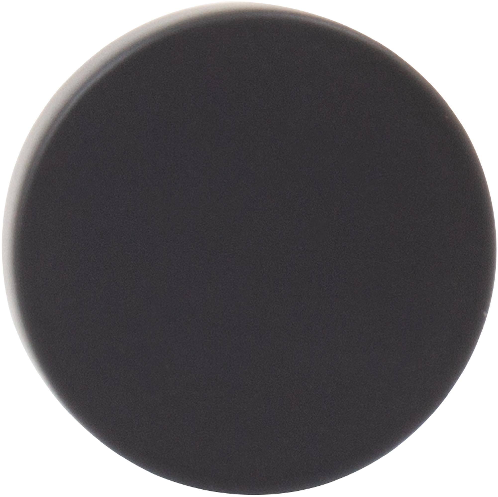Stone Harbor Hardware Contemporary Round Cabinet Knob, 1-1/2 Inches, Zinc Base Material, Matte Black