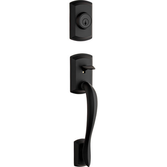 800AVH LIP 514 SMT 6AL STRKP Avalon Handleset for 966 Trims - Matte Black