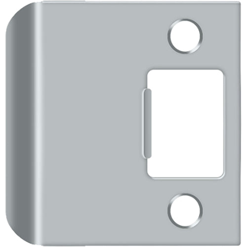 SPE225U26D  2-1/4" x 1-3/4" (2-1/4" OAL) SC Extended Lip Strike - Satin Chrome