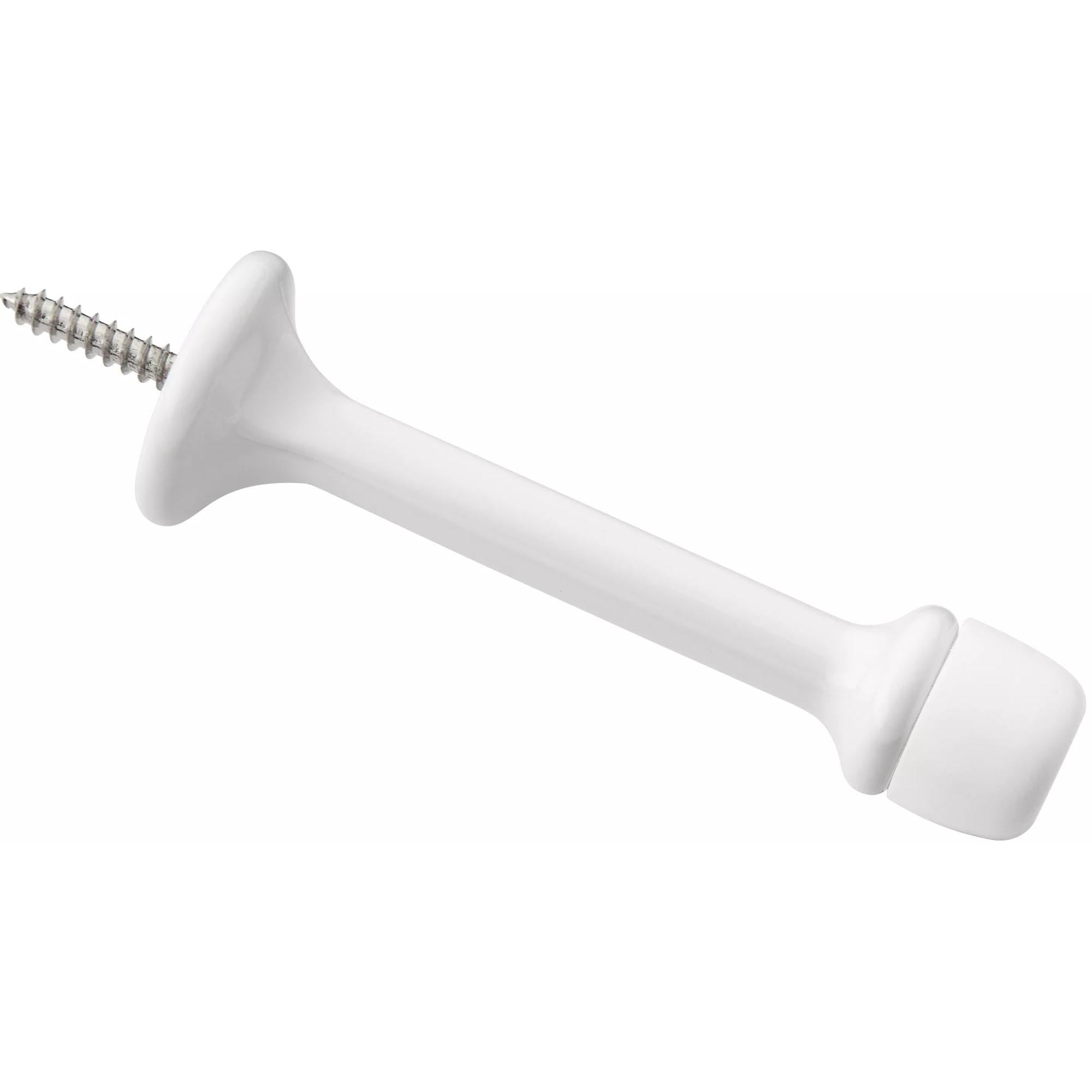 SPB236 3" Rigid Round Door Stop - White