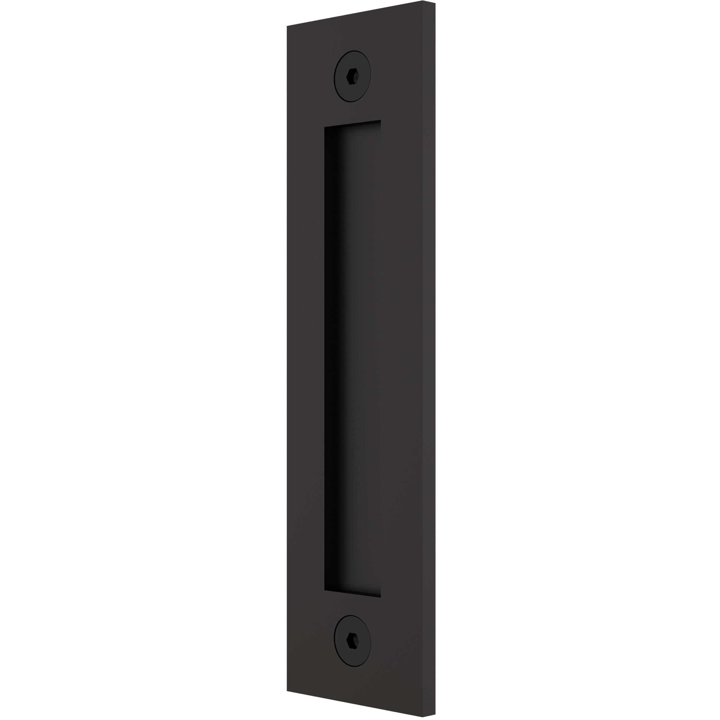 Sliding Door Flat Pull with Opening, 8-1/2 Inches
